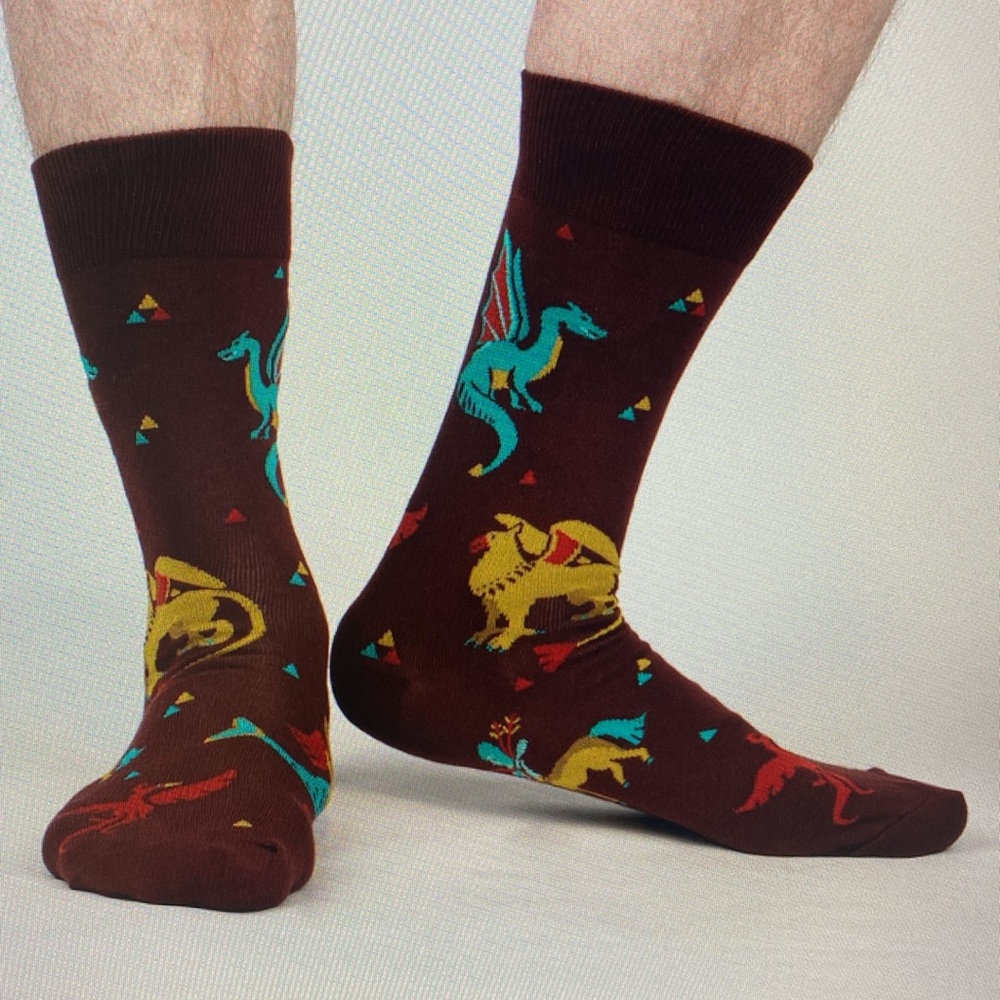 Sock it To Me Beasts of Yore Crew Socks